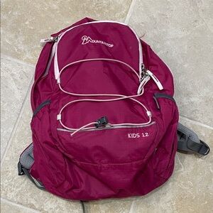 MountainTop Kids 12 Backpack in Burgundy